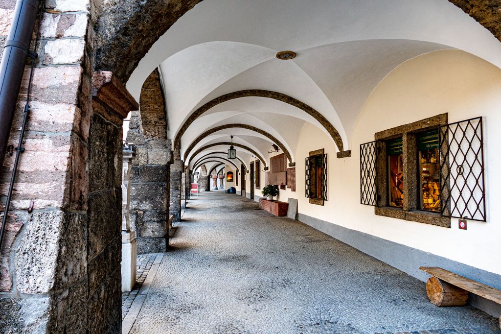 Königliches Schloss - Berchtesgaden - Und der Wehrgang noch einmal von innen. - © alpintreff.de - Christian Schön